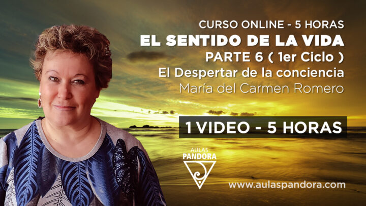 Curso online: EL SENTIDO DE LA VIDA – Parte 6 ( Primer Ciclo ) – M. Carmen Romero