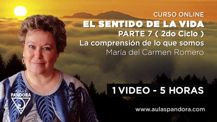 Curso online: EL SENTIDO DE LA VIDA – Parte 7 ( Segundo Ciclo ) – M. Carmen Romero